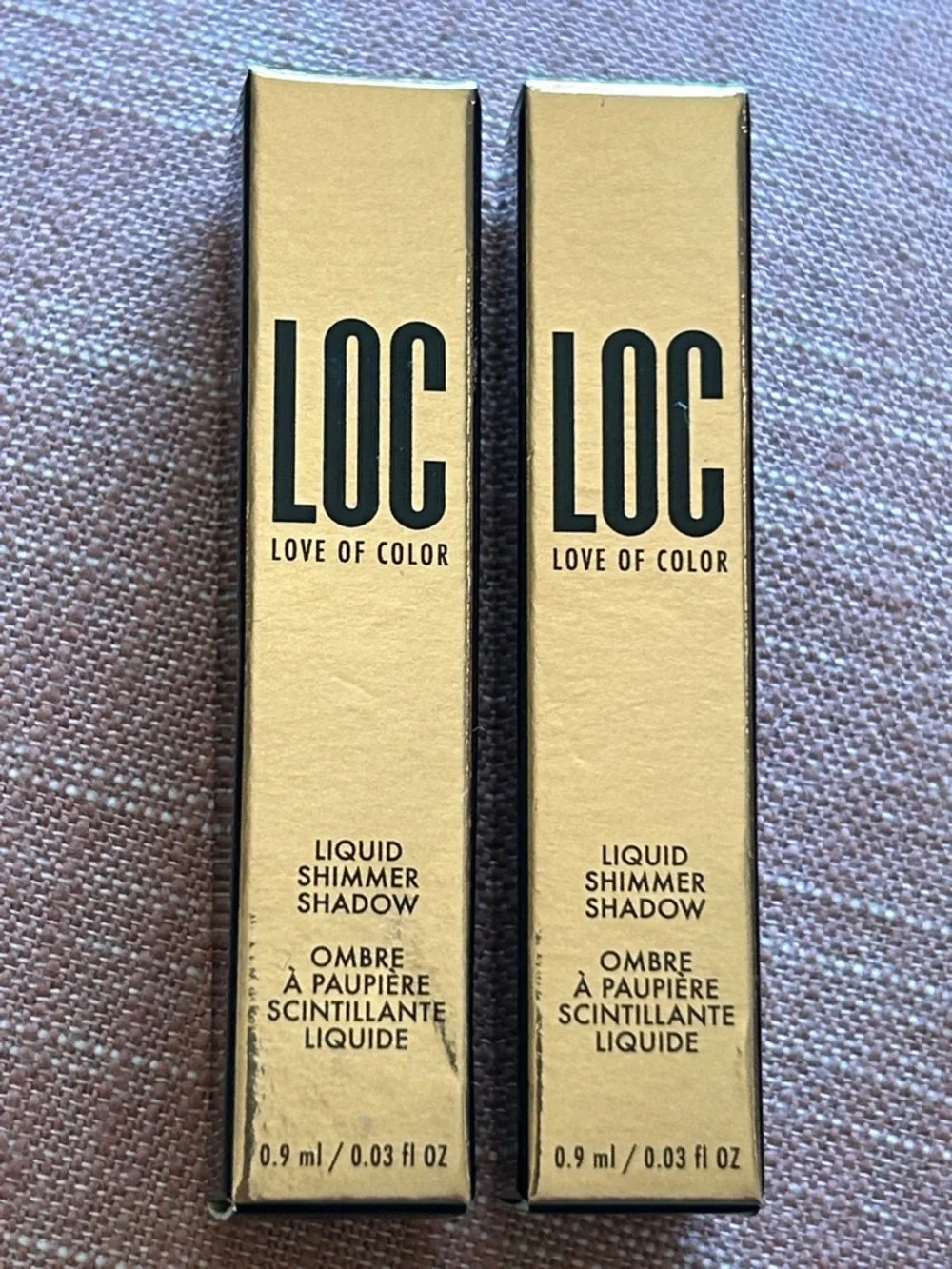 Bundle of 2 LOC Love of Color Liquid Shimmer Shadow New